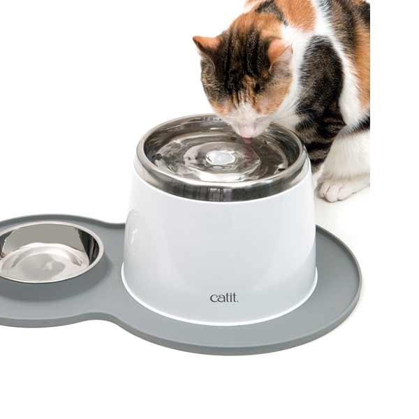 Catit Peanut Placemat Grey Medium 3 Catit Peanut Placemat Grey Medium - Image 3