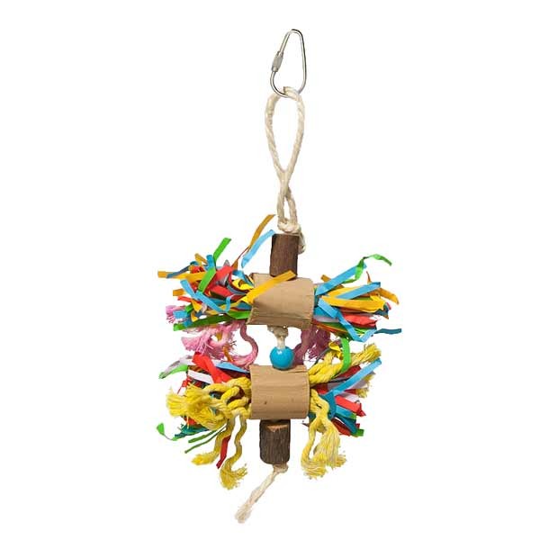 Beaks Forager Paper Party Puzzle Bird Toy 1 Beaks Forager Paper Party Puzzle Bird Toy