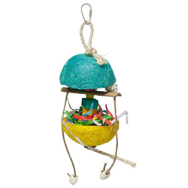 Beaks Forager Coco Puff Premium Bird Toy 1 Beaks Forager Coco Puff Premium Bird Toy