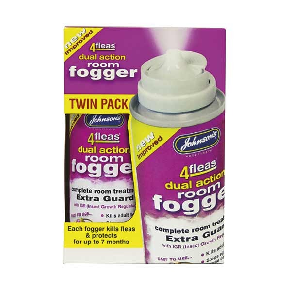 Johnson's 4fleas Room Fogger Twin 100ml 1 Johnson's 4fleas Room Fogger Twin 100ml