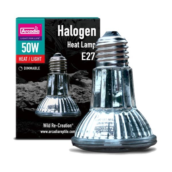Arcadia Halogen Basking Spot (E27) 50 Watt 1 Arcadia Halogen Basking Spot (E27) 50 Watt
