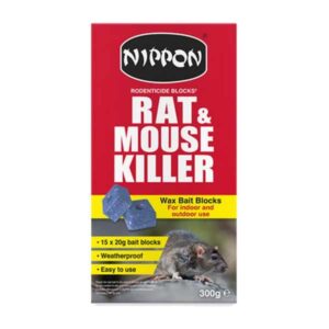 Nippon Rodenticide Wax Blocks 300g