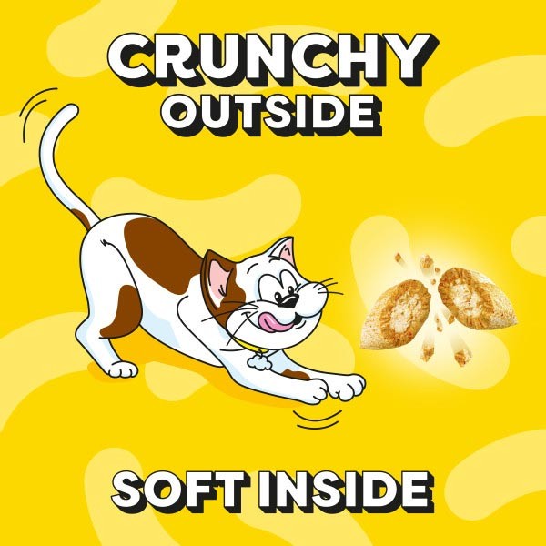 Dreamies with Delicious Cheese Mega Tub 350g Cat Treat 5 Dreamies with Delicious Cheese Mega Tub 350g Cat Treat - Image 5