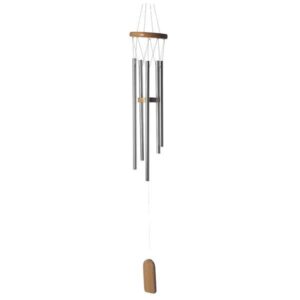 Wooden Wind Chime With Metal Tubes 77cm