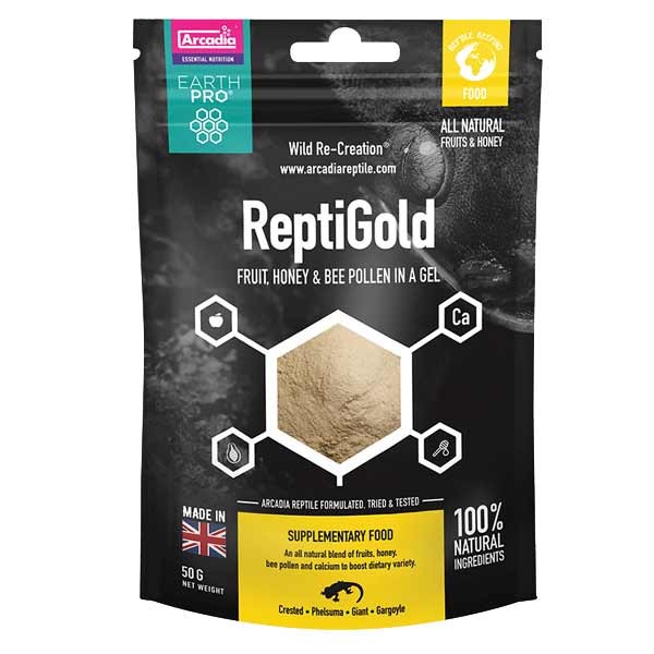 Arcadia Earth Pro Jellypot Gold Repti Gold 50g 1 Arcadia Earth Pro Jellypot Gold Repti Gold 50g