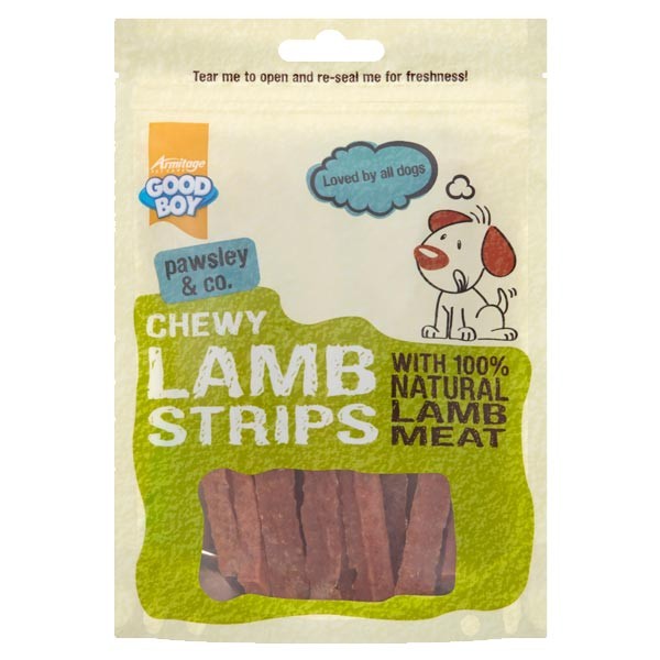 Good Boy Lamb Strips 80g Dog Treat 1 Good Boy Lamb Strips 80g Dog Treat