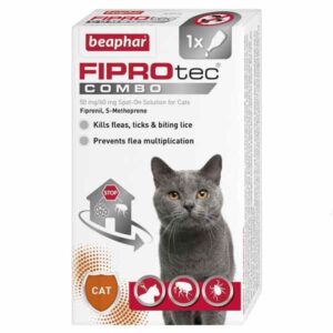 Beaphar FIPROtec Combo Flea & Tick Spot-on for Cats Single
