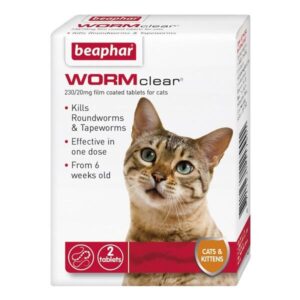 Beaphar WORMclear Tablets for Cats 2 Pack