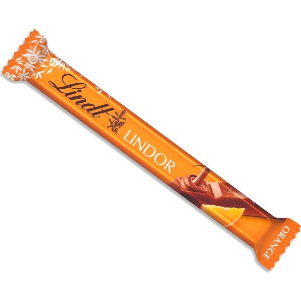 Lindt Lindor Milk Chocolate Orange Bar 38g 1 Lindt Lindor Milk Chocolate Orange Bar 38g