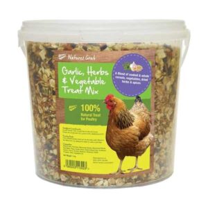 Natures Grub Chicken Garlic Herb & Vegetable Treat Mix 600g