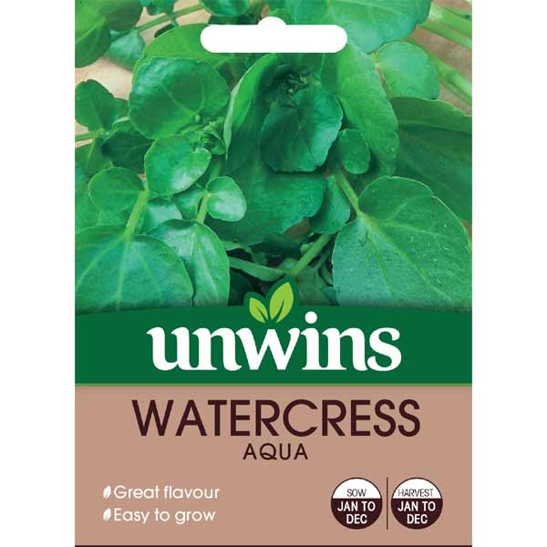 Unwins Watercress Aqua Seeds 1 Unwins Watercress Aqua Seeds