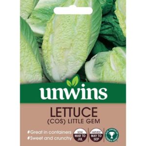 Unwins Lettuce Cos Little Gem Seeds