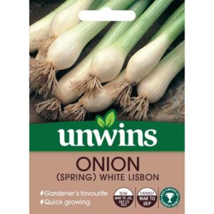 Unwins Spring Onion White Lisbon Seeds