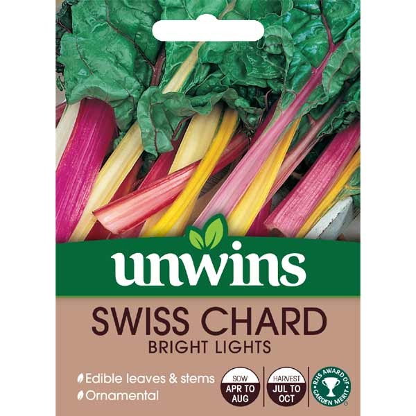 Unwins Swiss Chard Bright Lights Seeds 1 Unwins Swiss Chard Bright Lights Seeds