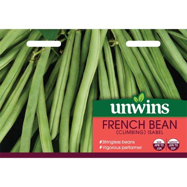 Unwins French Climbing Bean Isabel 1 Unwins French Climbing Bean Isabel