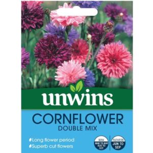 Unwins Cornflower Double Mixed Seeds