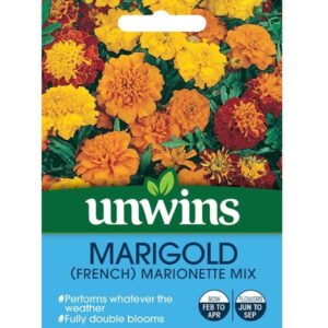 Unwins Marigold French Marionette Mix Seeds