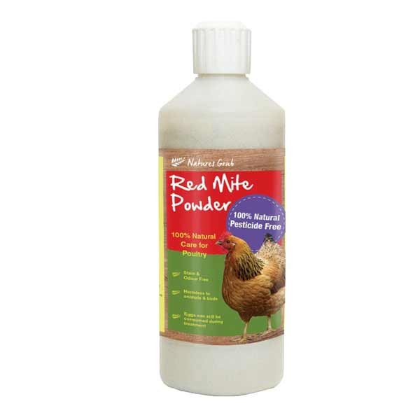 Natures Grub Chicken Red Mite Powder 200g Puffer Bottle 1 Natures Grub Chicken Red Mite Powder 200g Puffer Bottle