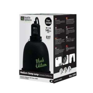 Reptile Systems Black Edition Clamp Lamp Holder Medium
