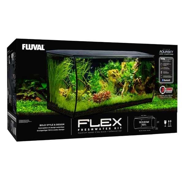 Fluval Flex 123 Litres Aquarium Black 2 Fluval Flex 123 Litres Aquarium Black - Image 2