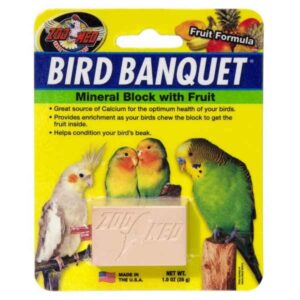 ZooMed Bird Banquet Fruit Mineral Block Small