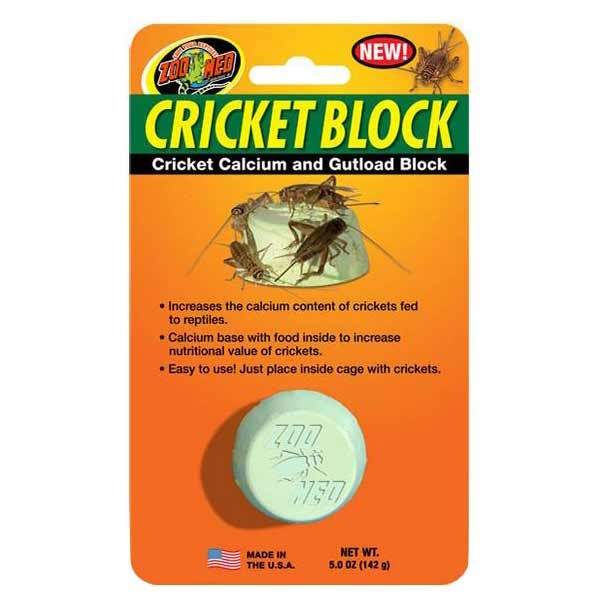 ZooMed Cricket Block: Calcium & Gutload Block 1 ZooMed Cricket Block: Calcium & Gutload Block