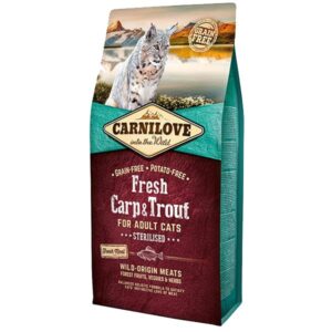 Carnilove Carp & Trout Adult 2kg Dry Cat Food