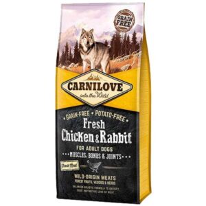 Carnilove Fresh Chicken & Rabbit Adult 12kg Dry Dog Food