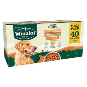 Winalot Perfect Portions in Gravy 40x100g Wet Dog Food