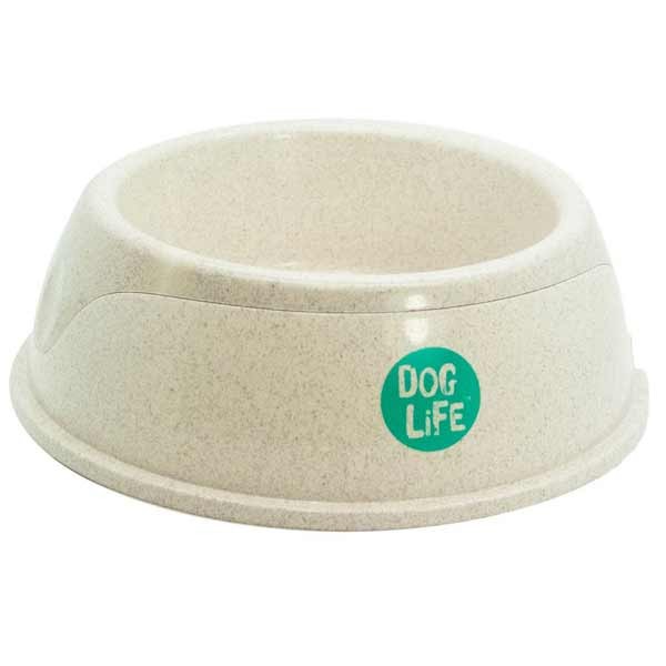 Dog Life Bioplastic Wheat Double Bowl 660ml 1 Dog Life Bioplastic Wheat Double Bowl 660ml