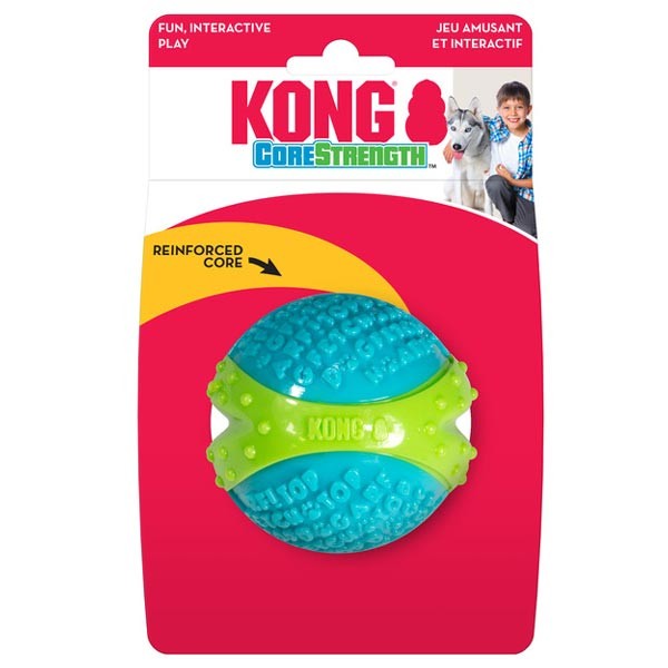 KONG CoreStrength Ball Large Dog Toy 1 KONG CoreStrength Ball Large Dog Toy