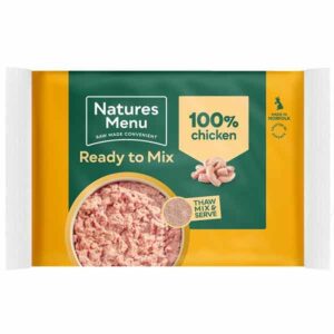 Natures Menu Ready to Mix Minced Chicken Block for Adult Dogs 400g