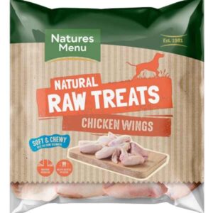 Natures Menu Dog Natural Raw Chicken Wings Adult 1kg Frozen Food