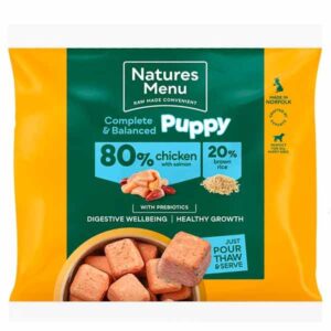 Natures Menu Complete & Balanced 80/20 Chicken & Salmon for Puppies 1kg