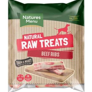 Natures Menu Dog Natural Raw Beef Ribs Adult 2 pack Frozen Food