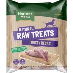 Natures Menu Dog Natural Raw Turkey Necks Adult 2 pack Frozen Food