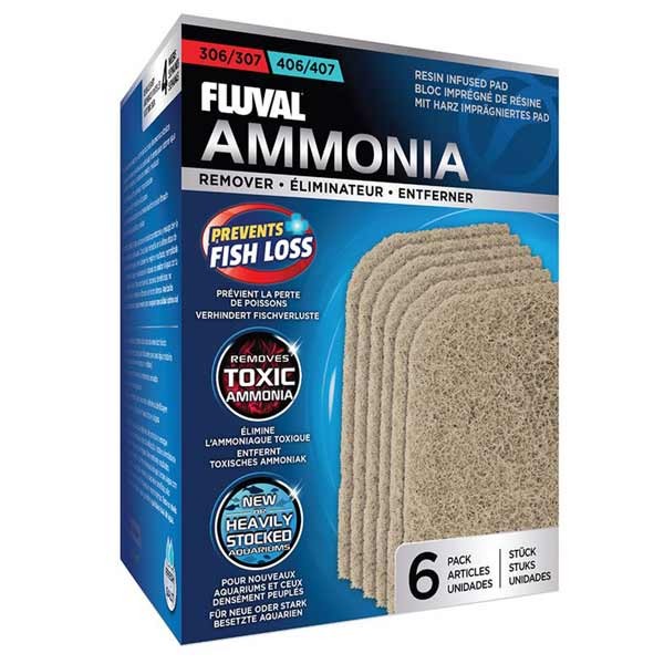 Fluval Ammonia Remover Pad 6-pk 307/407 1 Fluval Ammonia Remover Pad 6-pk 307/407