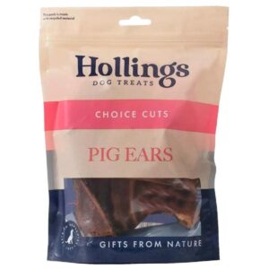 Hollings Pig Ears 10 Pack Dog Treat