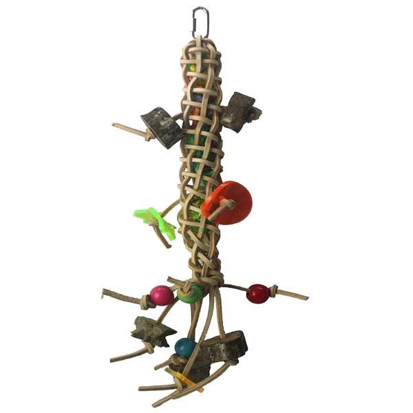 Adventure Bound Leather Stick Parrot Toy 1 Adventure Bound Leather Stick Parrot Toy