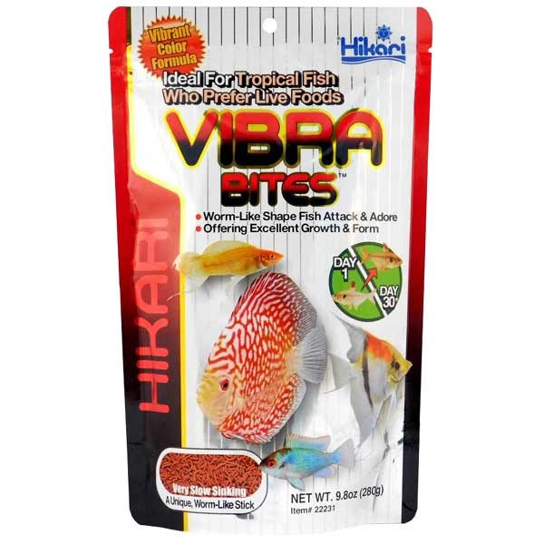 Hikari Vibra Bites Slow Sinking Pellets 280g 1 Hikari Vibra Bites Slow Sinking Pellets 280g