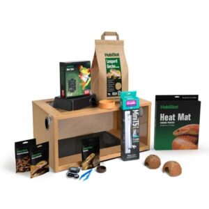 HabiStat Leopard Gecko Starter Kit Oak