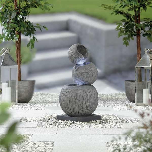 Easy Fountain Illusion Falls Modern Water Feature 4 Easy Fountain Illusion Falls Modern Water Feature - Image 4