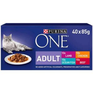 Purina One Mixed Selection Adult 40x85g Wet Cat Food