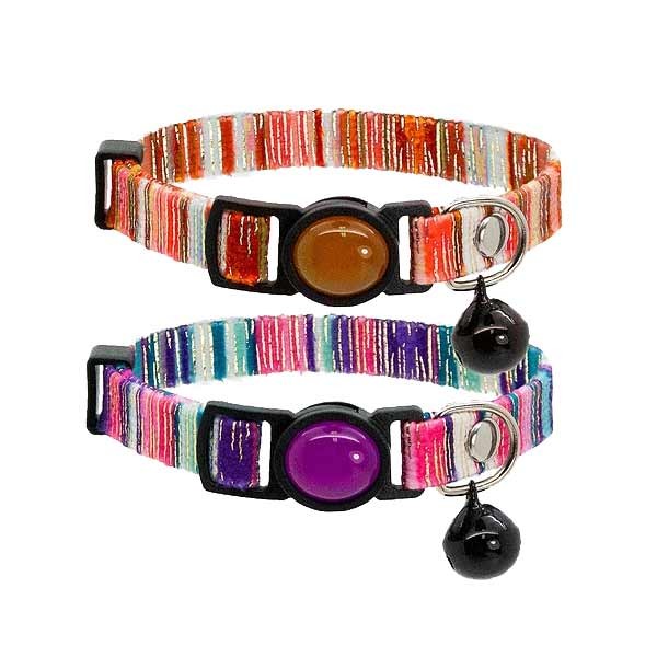 Cat Circus Jewelled Shine Safety Cat Collar (Assorted) 2 Cat Circus Jewelled Shine Safety Cat Collar (Assorted) - Image 2