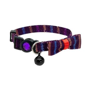 Cat Circus Glitzy Bow Print Safety Cat Collar (Assorted)
