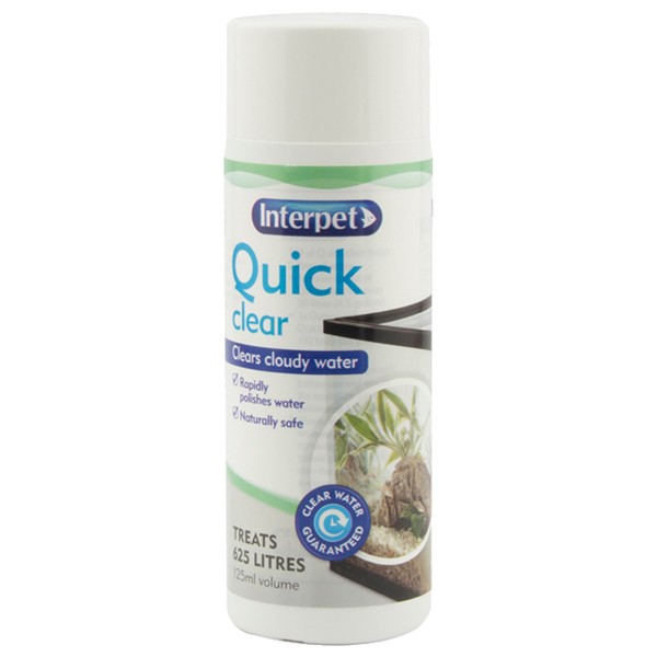 Interpet Quick Clear Aquarium Treatment 125ml 1 Interpet Quick Clear Aquarium Treatment 125ml