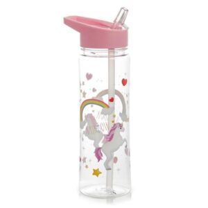 Water Bottle 500ml Enchanted Rainbows Unicorn