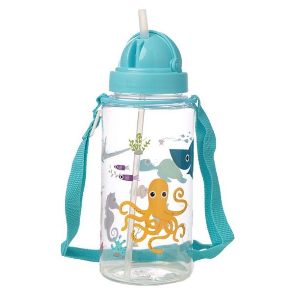 Splosh Sealife Children's Shatterproof Water Bottle 450ml 1 Splosh Sealife Children's Shatterproof Water Bottle 450ml