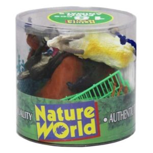 18pc Wild Animals In Tub