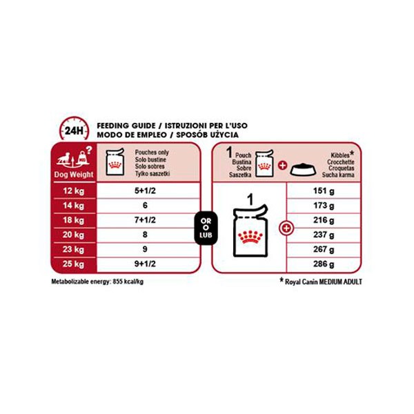 Royal Canin Medium Adult 140g Wet Dog Food 3 Royal Canin Medium Adult 140g Wet Dog Food - Image 3